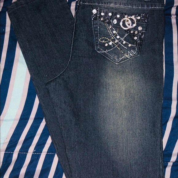 At Seven Blue Skinny Jeans – Women’s Size 9 - Picture 3 of 5